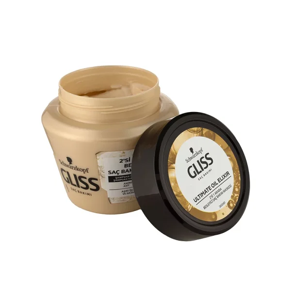 ماسک مو احیا کننده گلیس مدل Ultimate Oil Elixir مناسب موهای حساس و دارای موخوره 300 میلی لیتر